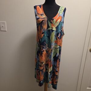 St. John's Bay Colorful Floral Dress